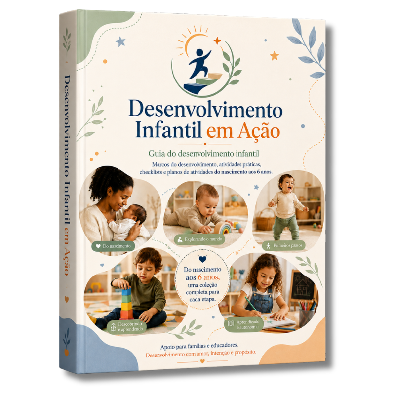 Capa do livro Desenvolvimento Infantil em Ação